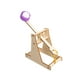 thumbnail image 4 of Bola De Lanzamiento De Madera Rompecabezas De Juego De Bricolaje Construcción De Habilidades Prácticas Para Adolescentes, 4 of 5