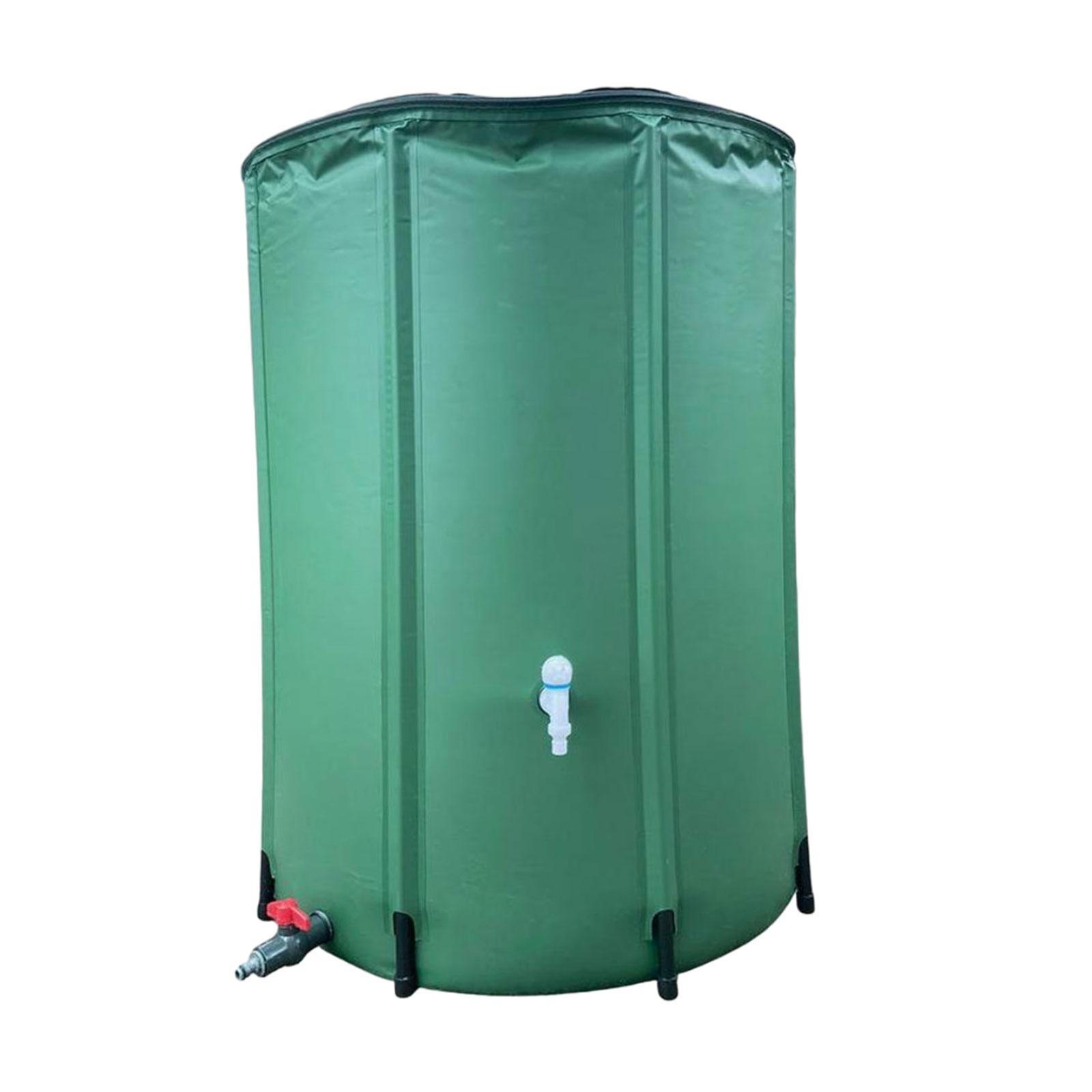 Magideal - Sistema Portátil De Recolección De Lluvia, Barril De Lluvia Portátil, Barril Grande De Recolección De , Barril De Lluvia Plegable A Tope 100L