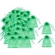thumbnail image 2 of 100 bolsas protectoras para pomelo, malla con cordón para jardín, para verduras, 138 cm, color verde, 2 of 6