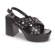 thumbnail image 1 of Sandalia Tacón Negro Vía Franca, 1 of 5