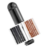 Magideal - Kit De Aparejos De Reparación De Bicicletas Con Neumáticos Sin Cámara, Reparación De Pinchazos, Cápsula De Almacenamiento Resistente A