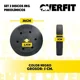 thumbnail image 3 of Set 2 Discos Preolimpicos 5kg Overfit Pesas Para Barra Gym Negro, 3 of 3