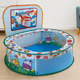 thumbnail image 3 of Piscina de Juegos Infantil Plegable con Canasta Basketball, 3 of 8