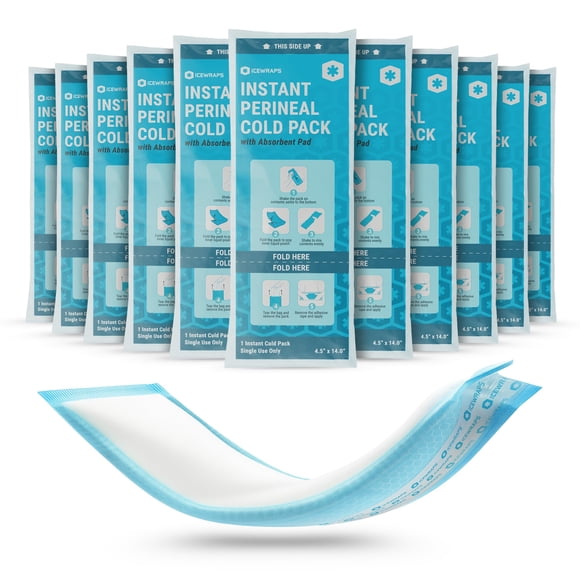 Paquetes De Hielo Perineal Instantáneo Para Posparto 12 Unidades