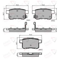 Pastillas Freno Para Auto Allied Nippon Adb31711