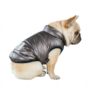 Winpet - Ropa Perros Parka Forrada Impermeable Soft&Metallic Gris - S A Xl