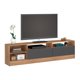 thumbnail image 3 of Rack Tv Dark Moyan 75 Pulgadas Café - Negro, 3 of 6