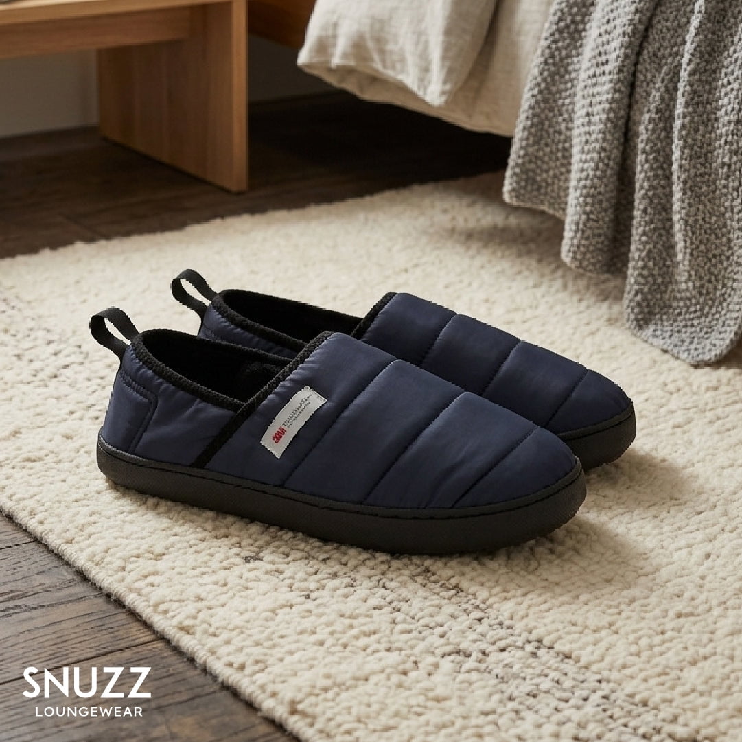 Snuzz - Pantuflas Hombre Cozy Antideslizantes Navy 40-41 Invierno