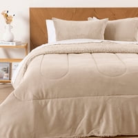 Mashini - Plumon Coral Sherpa King Beige