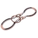 thumbnail image 1 of Solución De Anillo De Metal Deducción Intelectual Desbloquear Rompecabezas Juguetes Cobre Rojo, 1 of 3