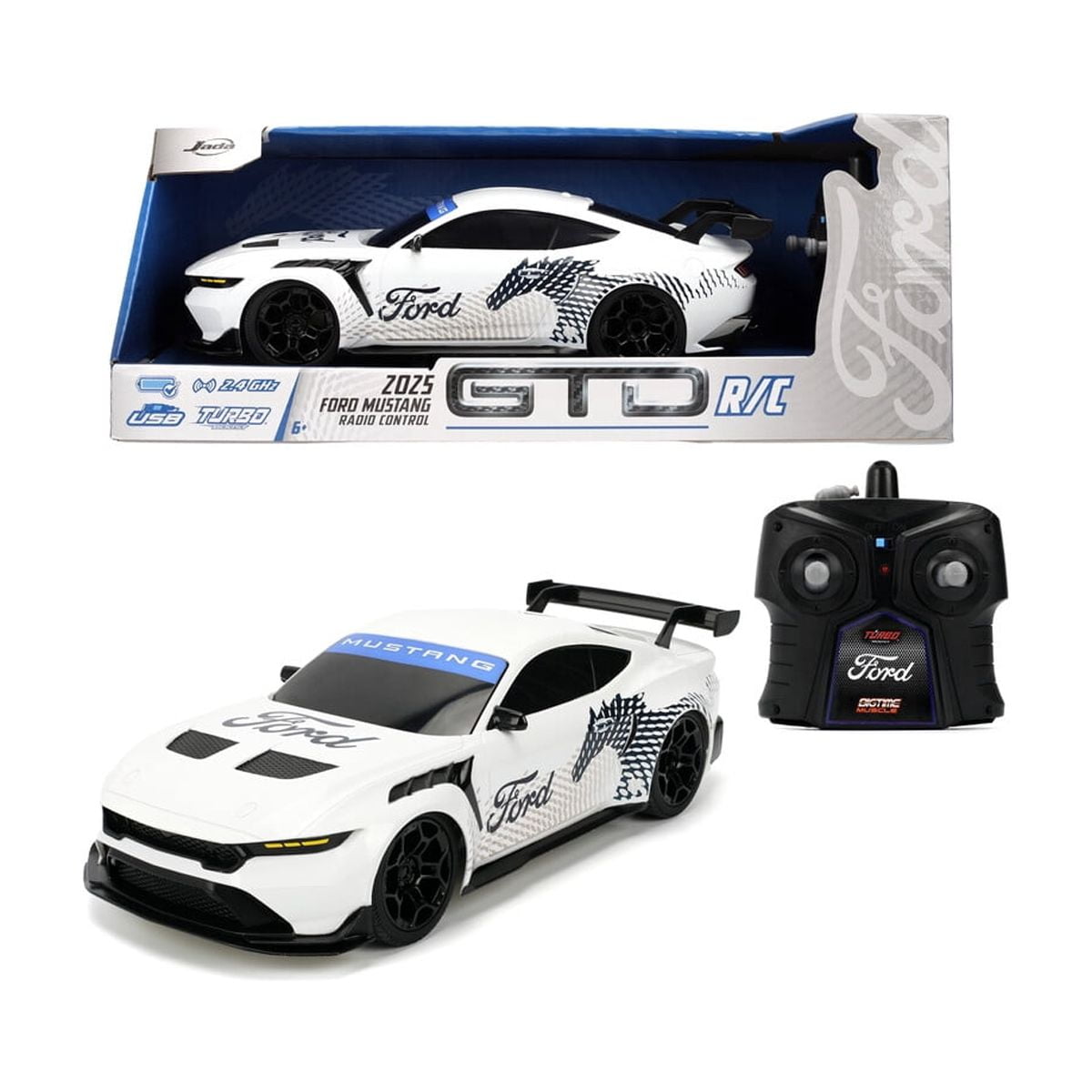 Auto Rc Jada Toys Ford Mustang Gtd 2025 1:16 Batería
