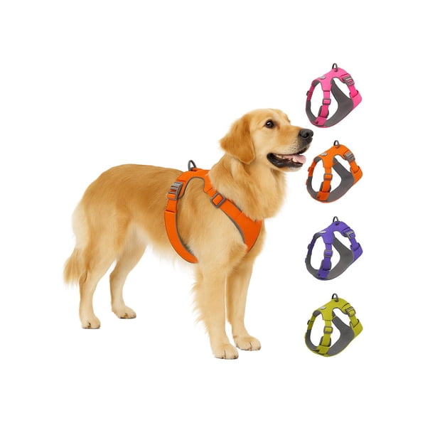 Arnés Antitirones Antiasfixia Para Perros Grandes Talla L fucsia L