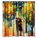 thumbnail image 1 of Cortina de ducha con diseño de personas caminando, con ganchos, 167 x 183 cm, 1 of 3