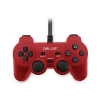 Dblue - Joystick Usb Pc Con Vibración Color Rojo - Ps