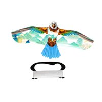 Magideal - Enorme Cometa De Águila, Juego De Juguete Volador Con Línea, Juego Al Aire Libre Kite 3D Lifelike Eagle Kite Para El Césped De Tripulación Del Patio A
