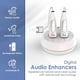 thumbnail image 5 of Audífonos Amplificadores de Sonido MEDca Recargables para Adultos Mayores, Par, Digitales Biaurales Retroauriculares, Batería de Larga Duración, Cancelación de Ruido, Blanco, 5 of 9
