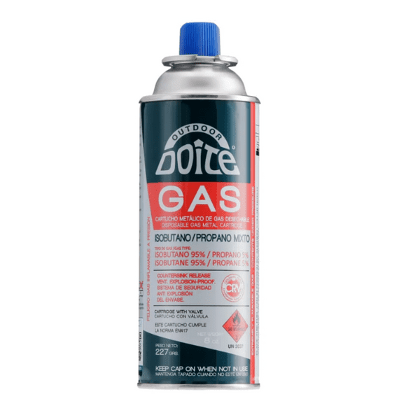 Gas Butano 227grs Camping Con Válvula