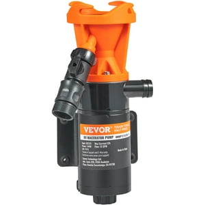 Bomba Maceradora Rv Vevor 12 V 12 Gpm Con Cable De Alimentación De 7 Pies Y Elevador De 10 Pies