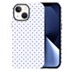 thumbnail image 1 of Funda DuiDuiQ para iPhone 13/14 de 6,1" blanca con lunares, 1 of 9