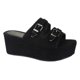 thumbnail image 1 of Sandalia Chalada Mujer Clona-32 Negro Plataforma, 1 of 3