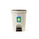 thumbnail image 1 of Basurero redondo plastico pedal 6,6l Beige/Cafe, 1 of 3