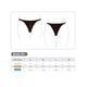 thumbnail image 3 of Bikini mujer calzón tanga laterales delgados turquesa Talla M, 3 of 3