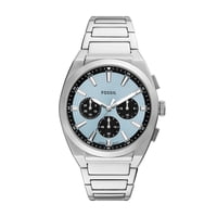 Reloj Cronógrafo Fossil Everett De Acero Inoxidable Para Hombre, 44 Mm