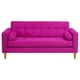 thumbnail image 1 of Sofa Retro 3C Felpa 04 Fucsia, 1 of 6