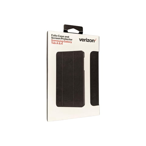 Verizon - Funda Folio Para Tablet Samsung Galaxy Tab A 8.4 Negra