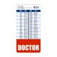 thumbnail image 1 of Soporte vertical rojo para credencial – Scrubs and Stuff LLC, 1 of 4