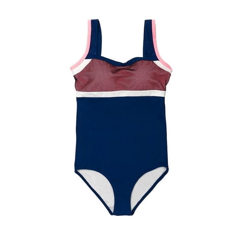 Samia - Traje De Baño Deportivo Copa Grande Rosado Xl