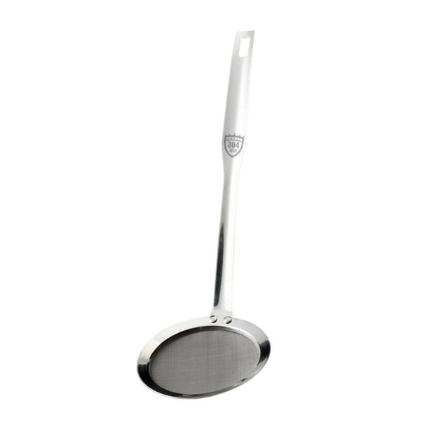 Espumadera De Olla Caliente, Colador De Cocina, Colador Plano, Malla 80 Para Freír Harina, 32,6 Cm X 10 Cm