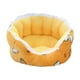 thumbnail image 4 of Cama Para Gatos Otoño Invierno Para Gatos O Perros Pequeños Felpa Para Cachorro Perro Gatito Amarillo Grande, 4 of 5