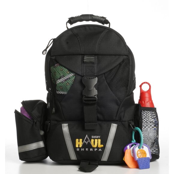 Mochila térmica Baby Sherpa Shorthaul Sherpa negra para bebé