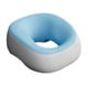 thumbnail image 1 of Almohada De Apoyo Boca Abajo, Transpirable, Para Uso En Salones De Belleza, Spas, Aviones, Color Azul Claro Y Gris., 1 of 5