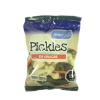 Pickles En Vinagre Bolsa Drenado 200 G - Neto 400 G Lider