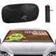 thumbnail image 1 of Monster Bash Sombrilla Solar para Auto - Protector de Parabrisas Plegable | Cortina Solar Delantero | Bloqueo UV y Aislamiento de Calor 133x73cm, 1 of 6