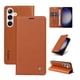 thumbnail image 1 of Funda Billetera de Cuero para Samsung Galaxy S25 Plus con Tarjetero y Soporte - Tapa Magnética Marrón, 1 of 6