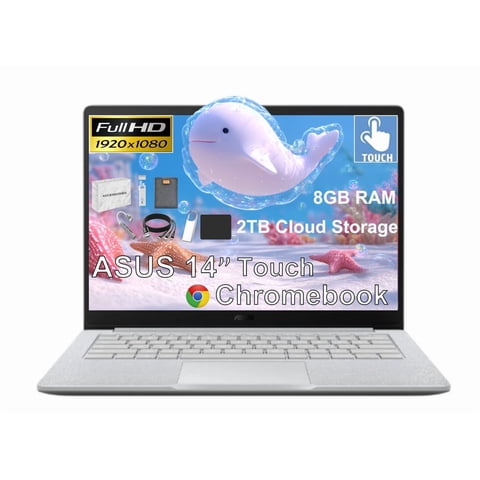 Laptop Asus Chromebook De 14"" Fhd Con Pantalla Táctil Intel