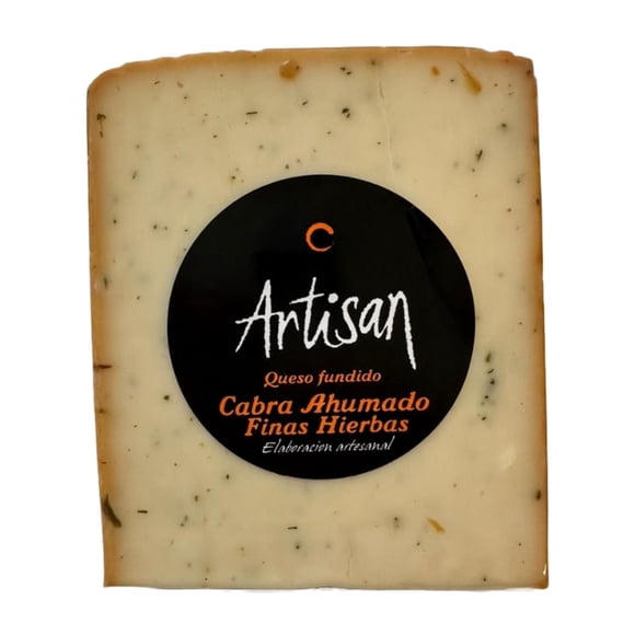 Queso Cabra Ahumado Finas Hierbas Trozo, 180 g