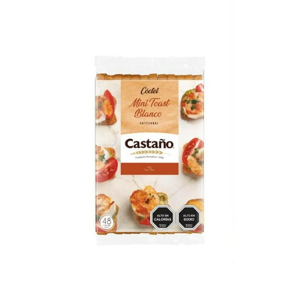Mini Toast Castaño Bolsa, 90 g