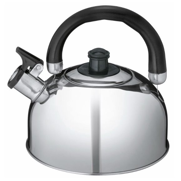 Tetera Trinni 2.5L Con Pito Acero Inoxidable Plateado