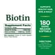 thumbnail image 2 of Suplemento Nature's Bounty Biotina 10,000 mcg 180 cápsulas blandas, 2 of 3