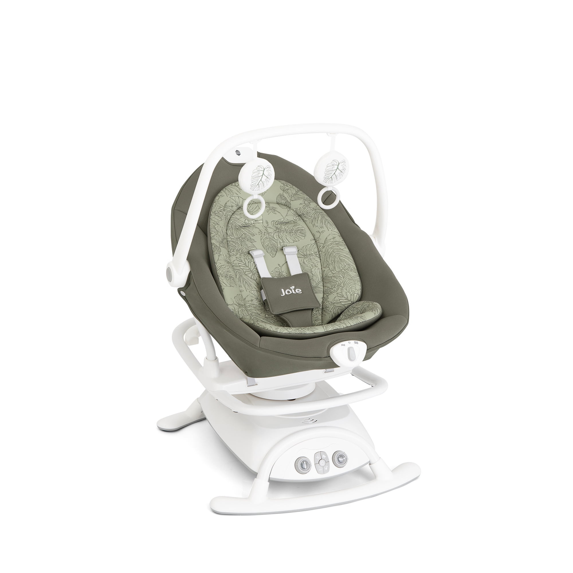 Joie - Silla Nido Mecedora Balancín Electrónica Sansa 2in1 Palms