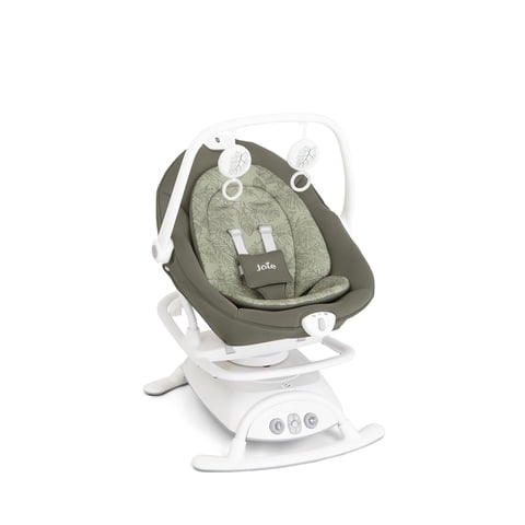 Joie - Silla Nido Mecedora Balancín Electrónica Sansa 2In1 Palms