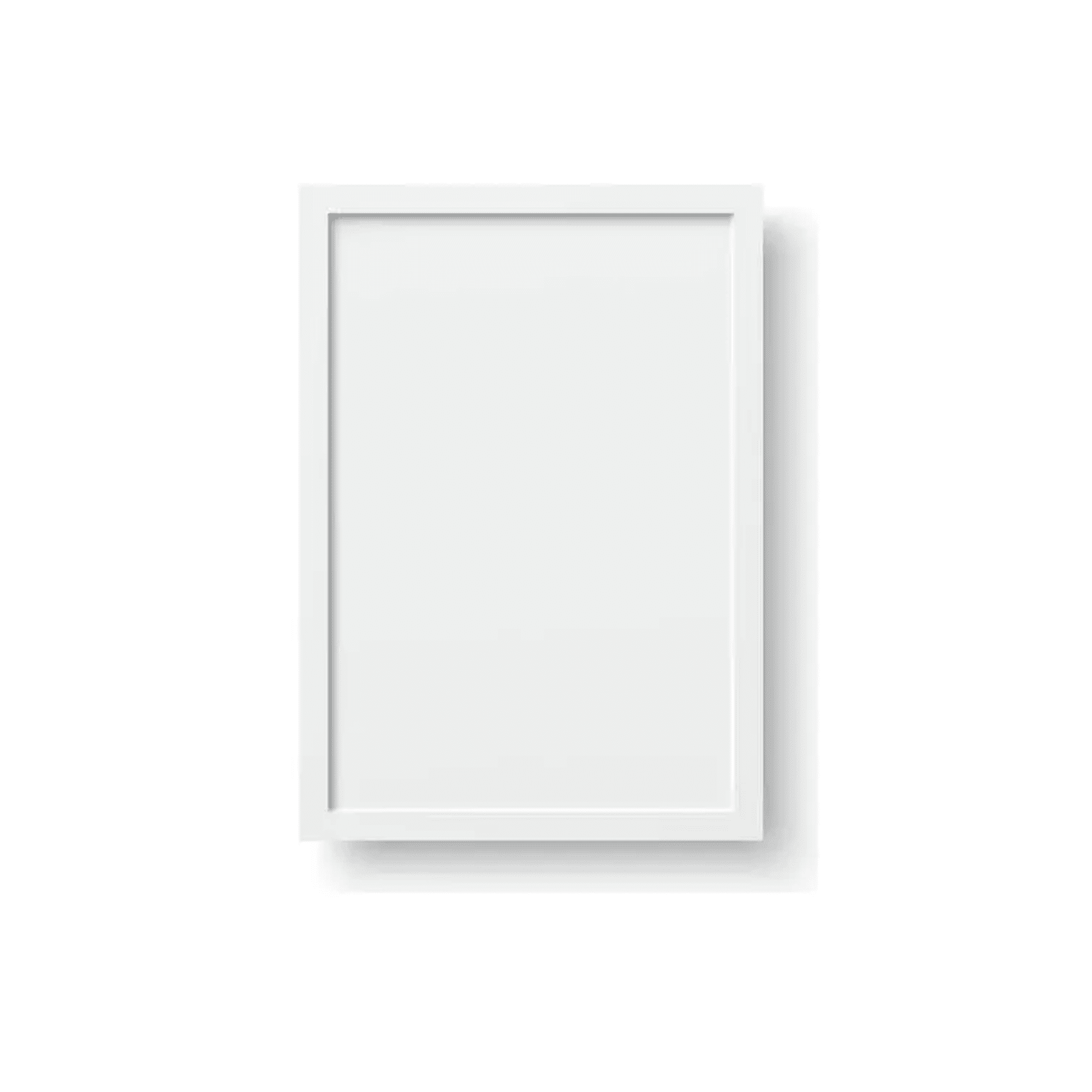 Genérico - Pack Marcos Para Foto Portarretrato Tamaño Decoración Cuadro Blanco