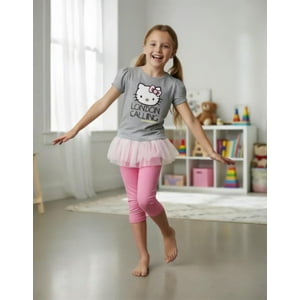 Pijama Niña Hello Kitty Gris 3