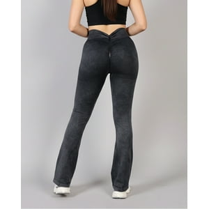 Flix Spa - Calza Flare Mujer Push Up Moldeadora Corte V