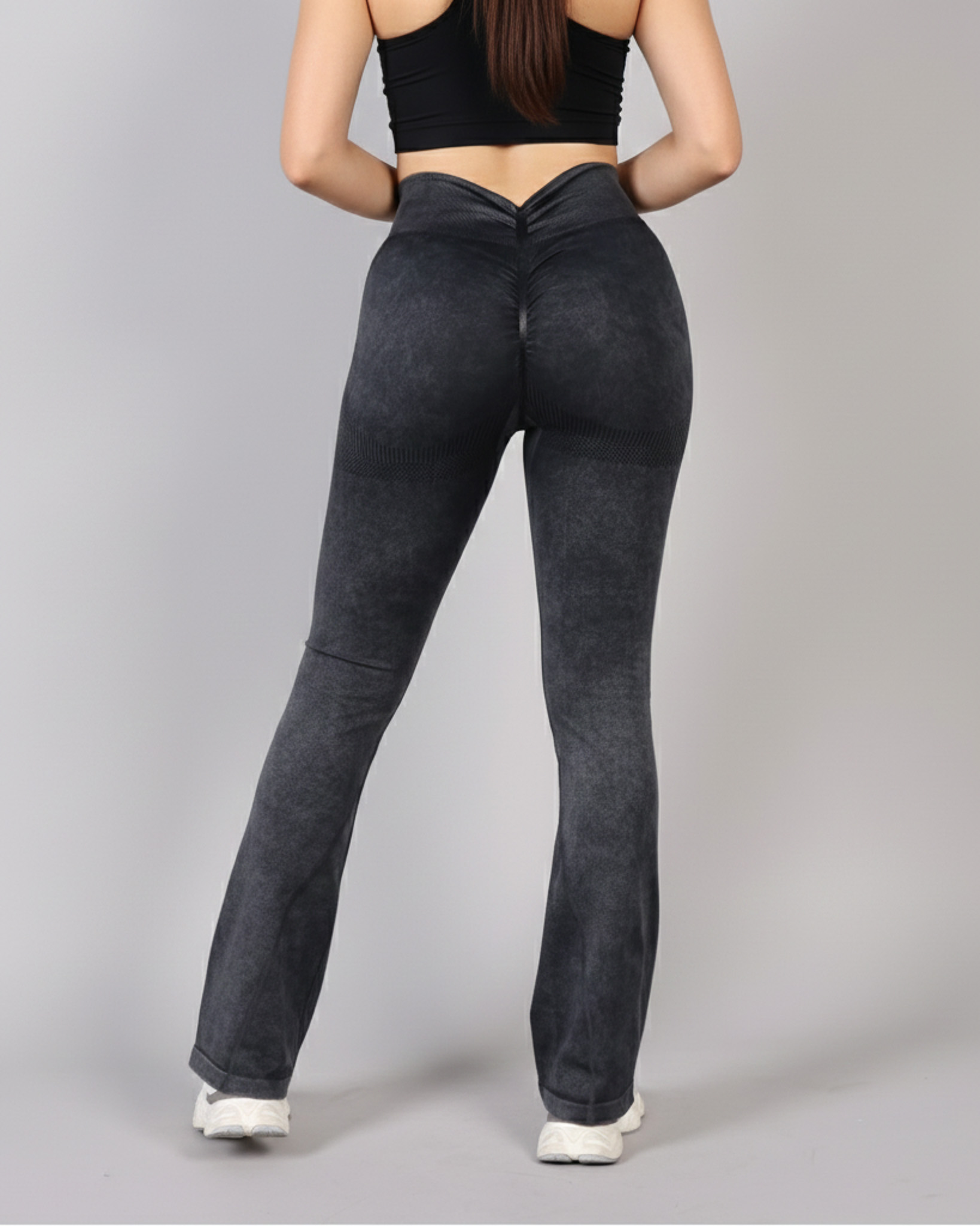 Flix Spa - Calza Flare Mujer Push Up Moldeadora Corte V