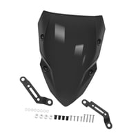 Ioensy - Motocicleta Wonnscreen Deflector De Viento Resistente Para Z 500 Z500 Se 2024 2025 Negro
